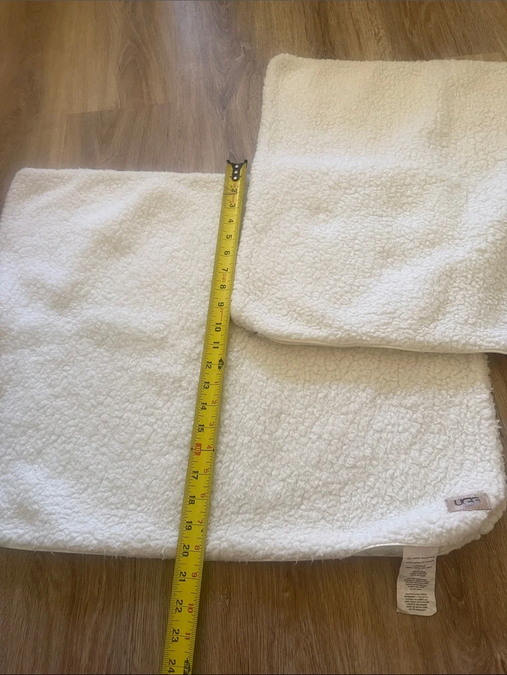 UGG Cream Sherpa pillow covers  (Pair)